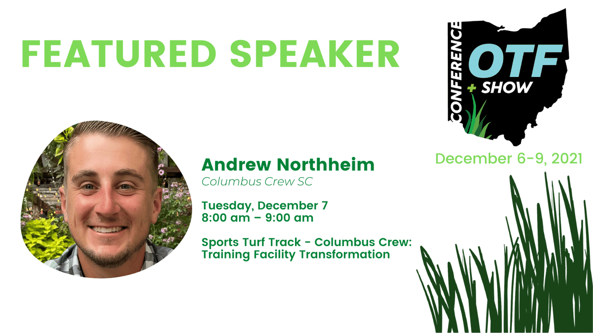 OhioTurfgrass's tweet photo. ATTENTION SPORT TURF GURUS!  Andrew Northeim with the Columbus Crew SC will join us on Dec 7 at 8am is a great opportunity to learn about the newest Columbus sports transformation at the Columbus Crew Training Facility!  Sign up now at https://t.co/09TZlLJDdJ
@a_northeim https://t.co/R5UtudPX1J