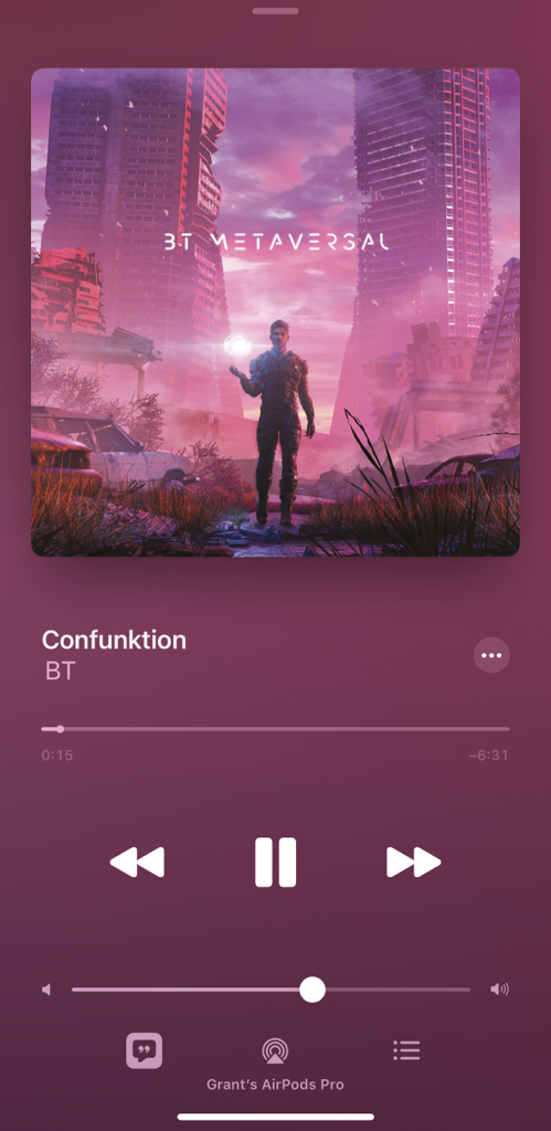 Starguygrant's tweet photo. Can we talk about how transcendent @BT ‘s new album is? On replay constantly for the post pandemic good vibes! #chefskiss https://t.co/SH3n9Rk3Ya