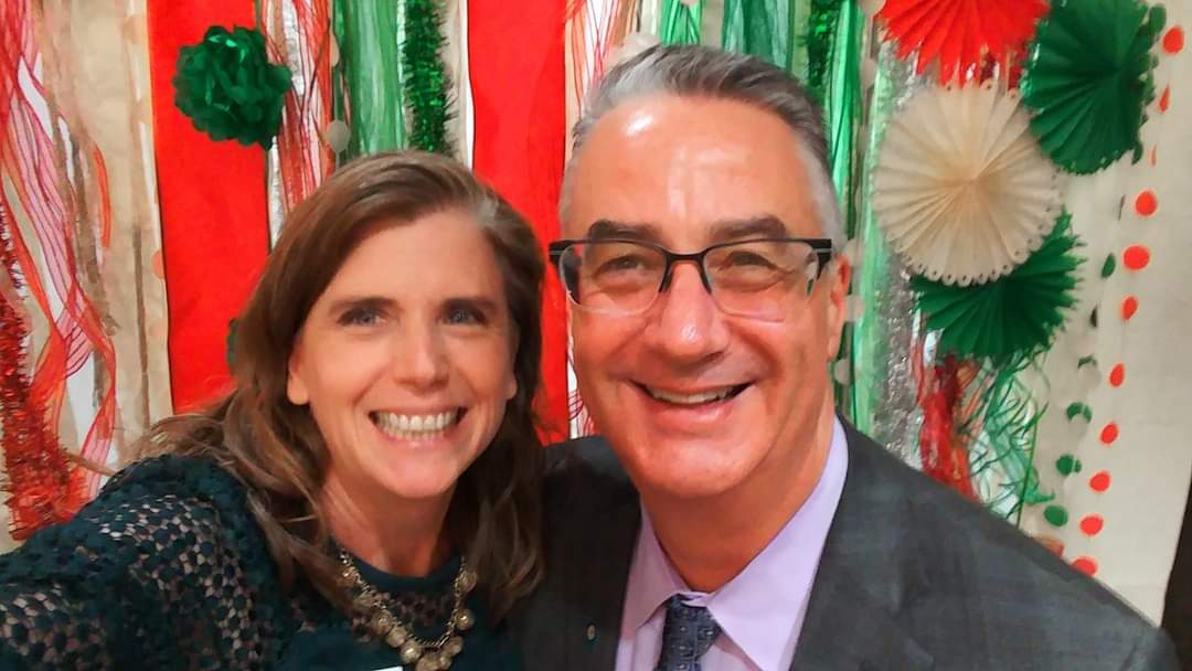 PeggyWith's tweet photo. 2018 SDN Christmas party! My hair was still dark (in places). #livingwithpeggy #upgraded #livelife #funnight #livelifetothemax @PegShlanta @ShlantaM https://t.co/LRORmXpV8N