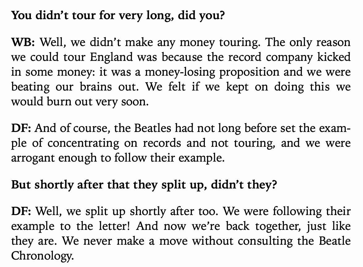 baddantakes's tweet image. the beatles walked so steely dan could run