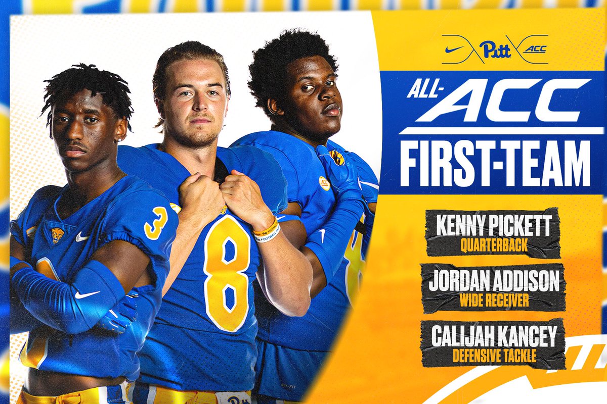 CoachDuzzPittFB's tweet photo. Congratulations to our players on EARNING their spot on the All-ACC teams. With team success comes individual success‼️

#H2P #WEnotME https://t.co/6L4XGUtmT3