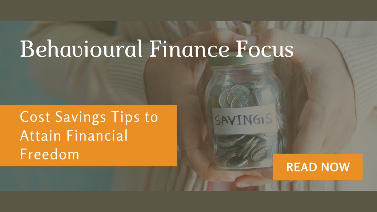 Behavioural Finance Focus: Cost Savings Tips to Attain Financial Freedom - Holistic financial planning to uncover hidden extra savings and budgeting to build your wealth tinyurl.com/c489c6yw #behaviouralfinance #costsavings #financialfreedom #holisticfinancialplanning