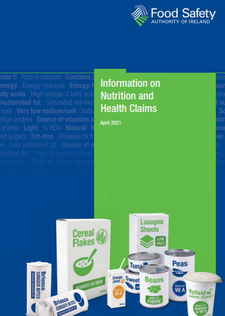 FSAi updated their guidance document on Nutrition and Health claims. Most recent version now April 2021.  <a href="/FSAIinfo/">FoodSafetyAuthority</a> would be great to have alerts to these updates ??fsai.ie/science_and_he…