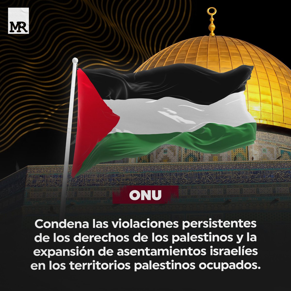 #SoberaniaEnMiTierra| El Secretario General de la Organización de las Naciones Unidas (ONU), Antonio Guterres, ha condenado las violaciones persistentes de los derechos de los palestinos y la expansión de los asentamientos ilegales de Israel. 🇵🇸✊🏻

#OrgulloNacionalPatriaLibre