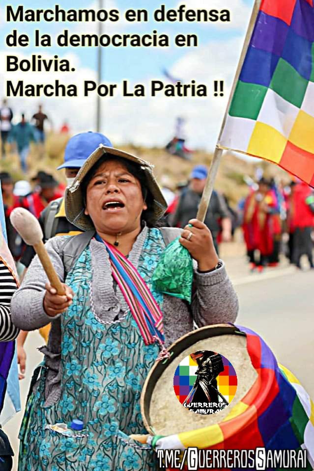 WARMIS 🇧🇴 En la #MarchaPorLaPatria !!