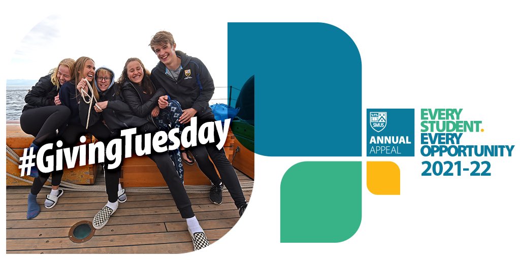 SMUSalumni's tweet photo. On this #GivingTuesday, we are raising money to support sustainability initiatives at SMUS.
 
Join the school community in giving the gift of a greener future to future classes by donating to the Environmental Sustainability initiative at https://t.co/NCqANOEIZl. https://t.co/nlLQ7G63Da