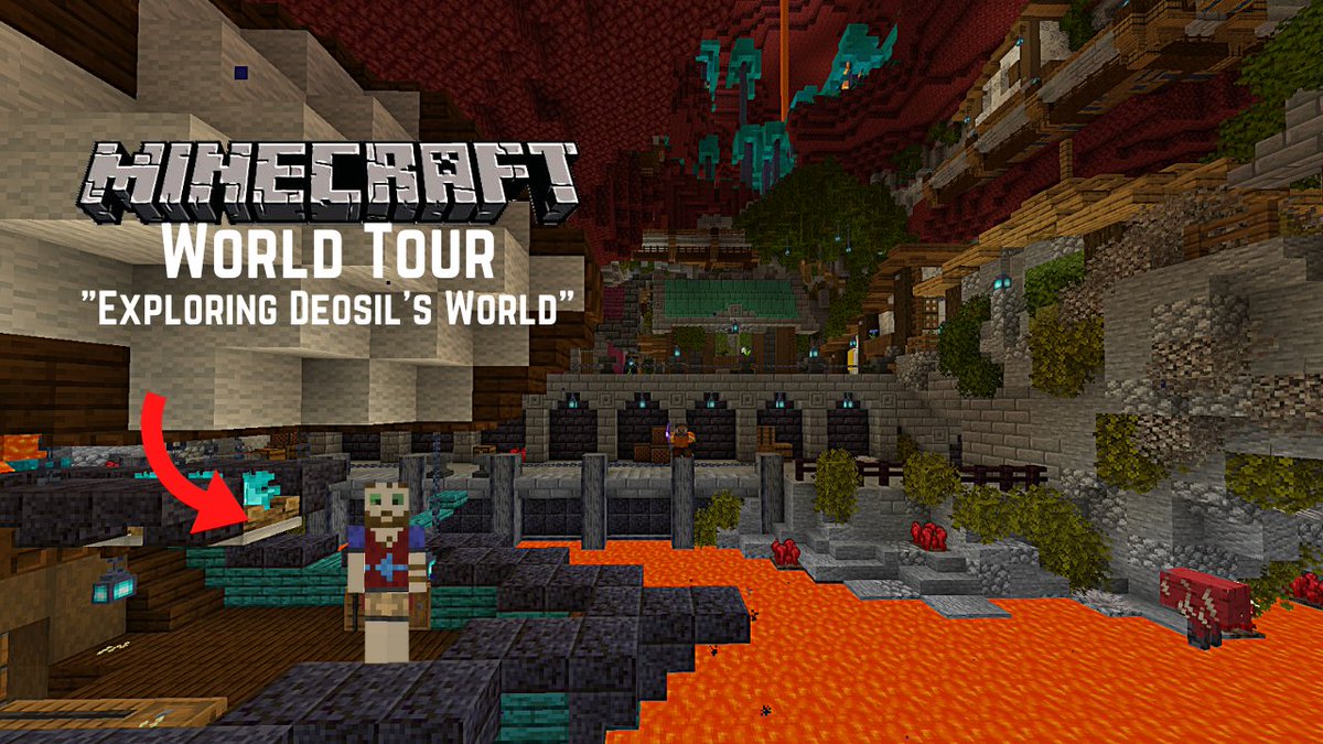 AlphaKiddWolf's tweet photo. In case you missed the live stream yesterday with @Deosil_25 and I, here is the full archive: (https://t.co/n6voERZgwq). In this live stream, we toured Deosil's single player world in Minecraft! Check it out! #Minecraft #MinecraftWorldTour #DeosilsMinecraftWorld #minecraftbuild https://t.co/s87WU8KEex