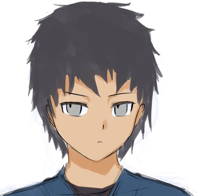 立ち絵だからさっさと描き上げるべきなのに時間がかかっちゃうからもっと早く描けるように頑張る。金曜日には完成させたい 
