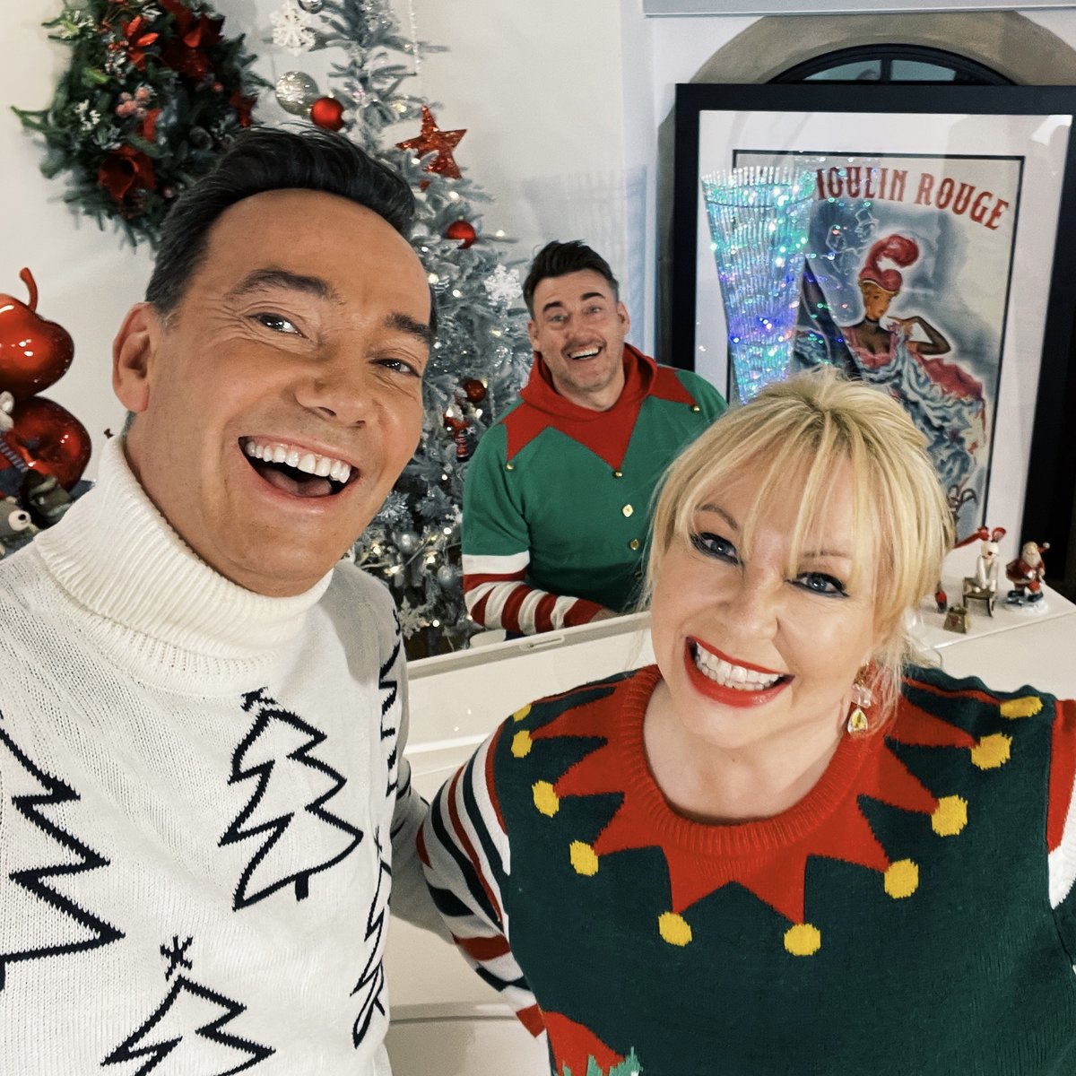 Hello, lovelies! We’ve just recorded a fabulous music video for our Christmas single, which we are releasing this Thursday - we can’t wait for you to see it! 🎄🍾🥳

Make sure you are subscribed to our official YouTube channel to see it when it drops: craig-and-rietta.lnk.to/youtube