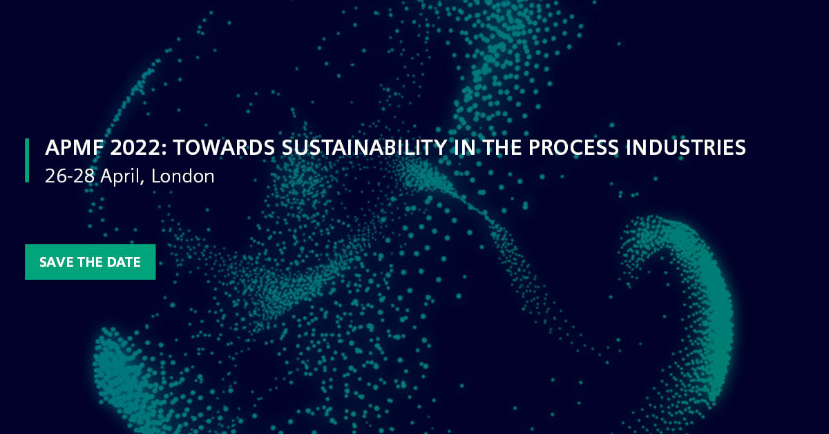 #APMF2022 – SAVE THE DATE!

We’re excited to announce that our flagship event, the Advanced Process Modelling Forum (APMF), will be back LIVE in London next year. Mark your calendar for 26-28 April 2022. psenterprise.com/events/uk/2022…

#processindustries #sustainabilty #innovation