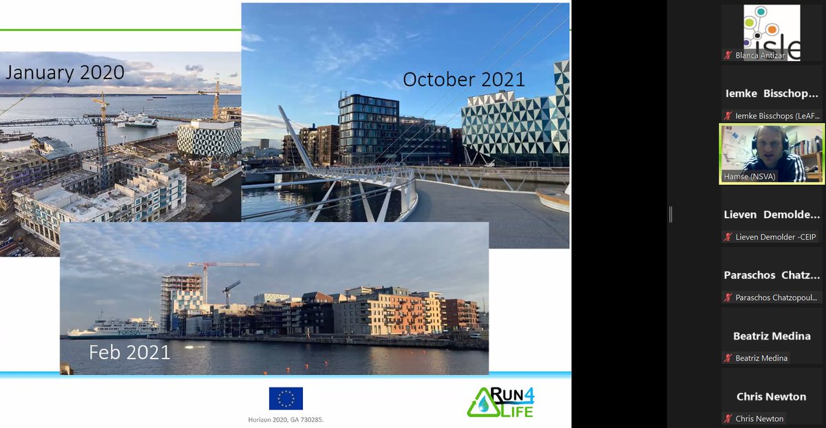 RUN4LIFE_H2020's tweet photo. The last demo-site at the #Run4Life Innovation Workshop is #Oceanhamnen / #RecoLab, presented by @HKjerstadius of @NSVA_AB. Separate collection of toilet wastewater, other domestic wastewater and food waste allow for recovery of fertilisers and clean water. https://t.co/0BO3cMtFWj