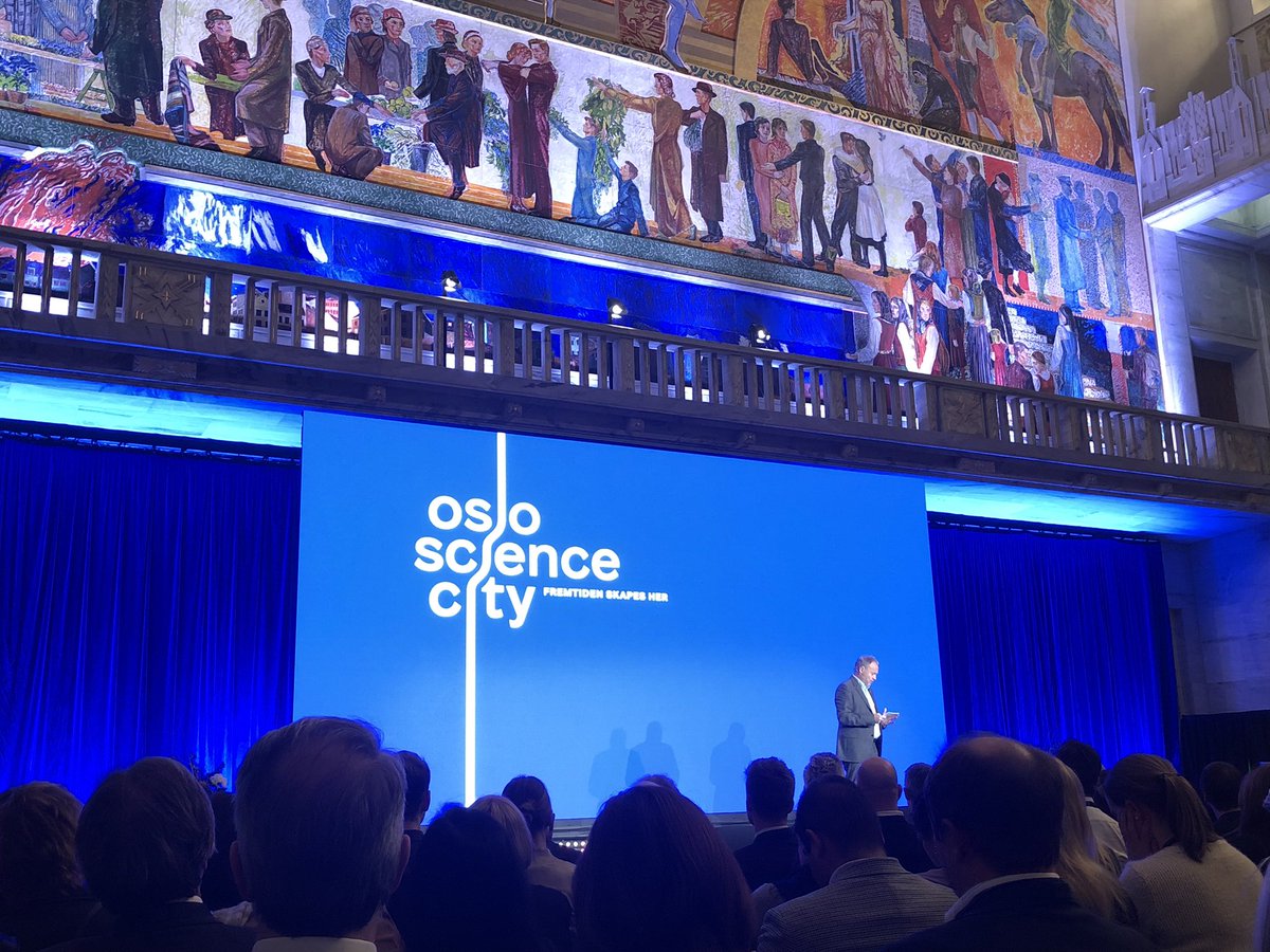 Lansering av mulighetsstudie for <a href="/OsloScienceCity/">Oslo Science City</a> ved <a href="/RaymondJohansen/">Raymond Johansen</a>. #innovasjon #samspill#kunnskap#næring#arbeidsliv