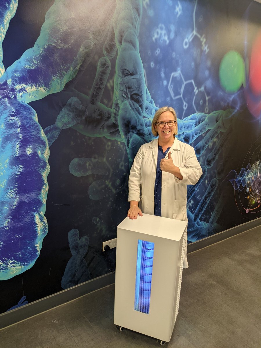 "We won, can't believe it, thank you very much. Winning something is exciting and we are looking forward to making great use of this fantastic piece of equipment"

Congratulations Morna from <a href="/wallacehighsch/">Wallace High School</a> who has won a Viralair-UV sterilisation system! #congratulations #winner