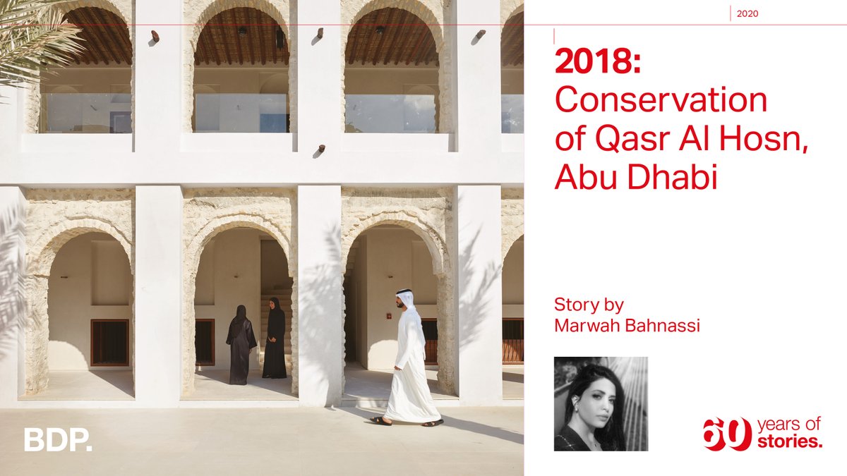 bdp_com's tweet photo. Qasr Al Hosn comprises a fort, palace and a national council chamber. We were appointed to conserve and adapt these structures, which now stand as Abu Dhabi’s living memorial and the narrator of its history. Read Marwah Bahnassi in our #60yearsofstories
https://t.co/tOdrrezL1R https://t.co/dgvbulD24D