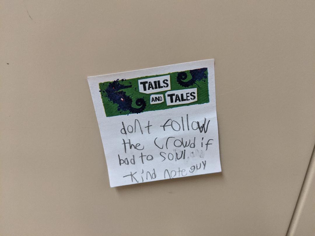 Found these on random lockers this morning. I'm with "Kind Note Guy" ♥️♥️♥️ <a href="/RSMSGATORS/">River Springs MS</a> #randomactsofkindness #kindnoteguy