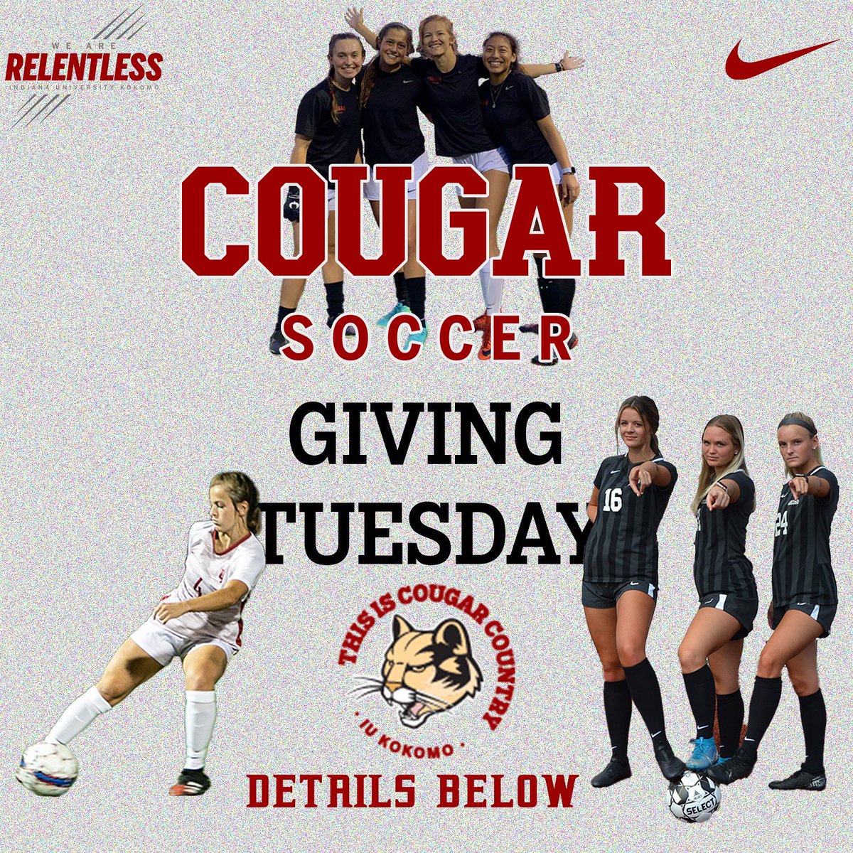 On this Giving Tuesday we are asking that our fans donate to the program if they are willing and able. To give to the program please follow the link in below. #GoCougars #CougarCountry

crowdfunding.iu.edu/iu-kokomo-athl…