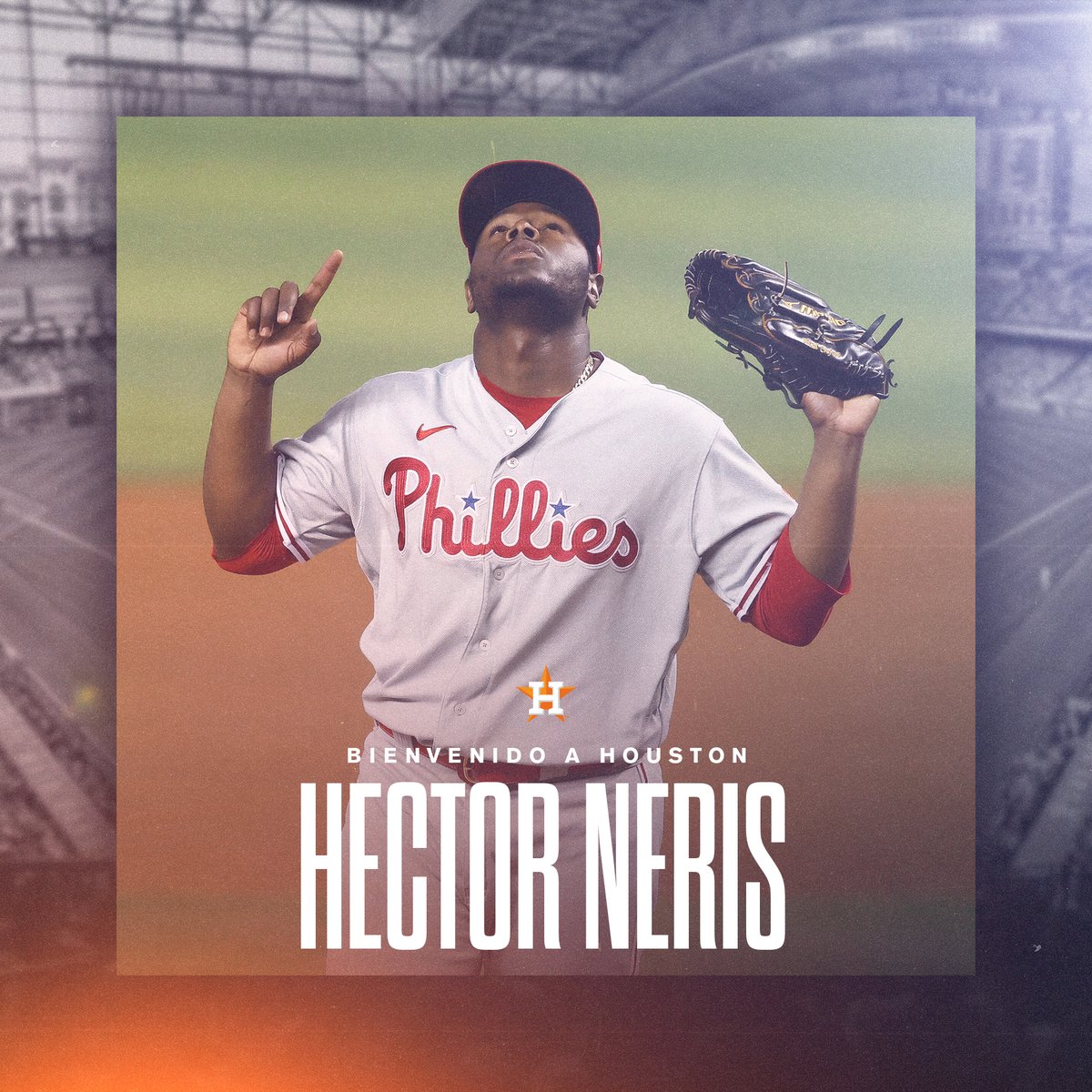 LosAstros's tweet photo. ¡Bienvenido a Houston, Héctor! https://t.co/RKBOw1qGHF