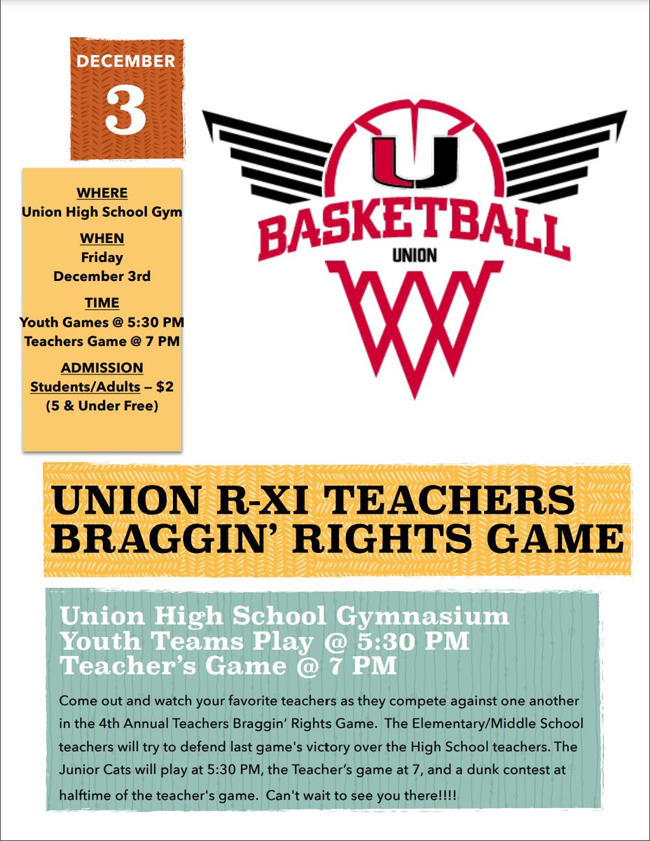kickinitwcoach's tweet photo. IT'S HAPPENING!!! After a 1 year Covid hiatus, the @unionrxi teachers will be back at this Friday night! The high school teachers will be taking on the teachers from the Elementary/MS @ 7 PM.  All boys youth teams will be playing before with the 8th grade kicking it off at 5:30. https://t.co/Lo9drbBPU0