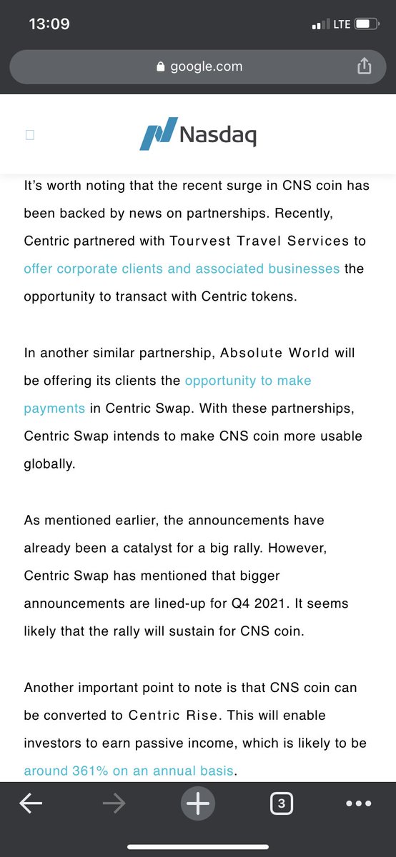 HanDz_OFFz's tweet photo. $Cns @CentricRise #Centric #Cns was mentioned on https://t.co/nWgqTL6xSY and https://t.co/ebHqrjq8db. Is your #coin mentioned in a article that holding this #gem will make you a millionaire? I hope so! Cause were about to be Made! Check out the articles below 👇 $shib $doge $qnt https://t.co/Wfa6fSRr7I