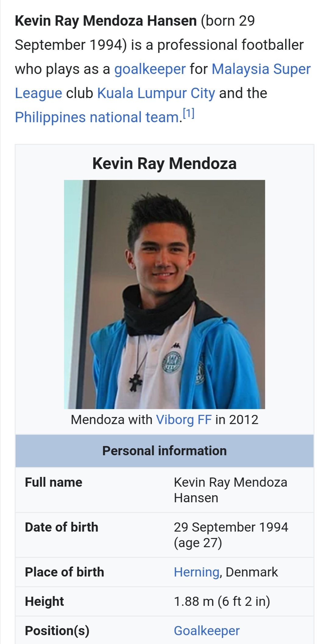 Kl mendoza Kevin Ray