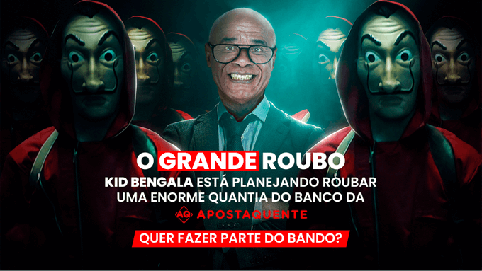 💰🏦Aten&ccedil;&atilde;o porque o Prof. Kid Bengala est&aacute; recrutando membros para o bando que ir&aacute; roubar o banco da Apostaquente<a href="/tag/lacasadepapel"class="tags"><span>#lacasadepapel</span></a><a href="/tag/lcdp5"class="tags"><span>#lcdp5</span></a>