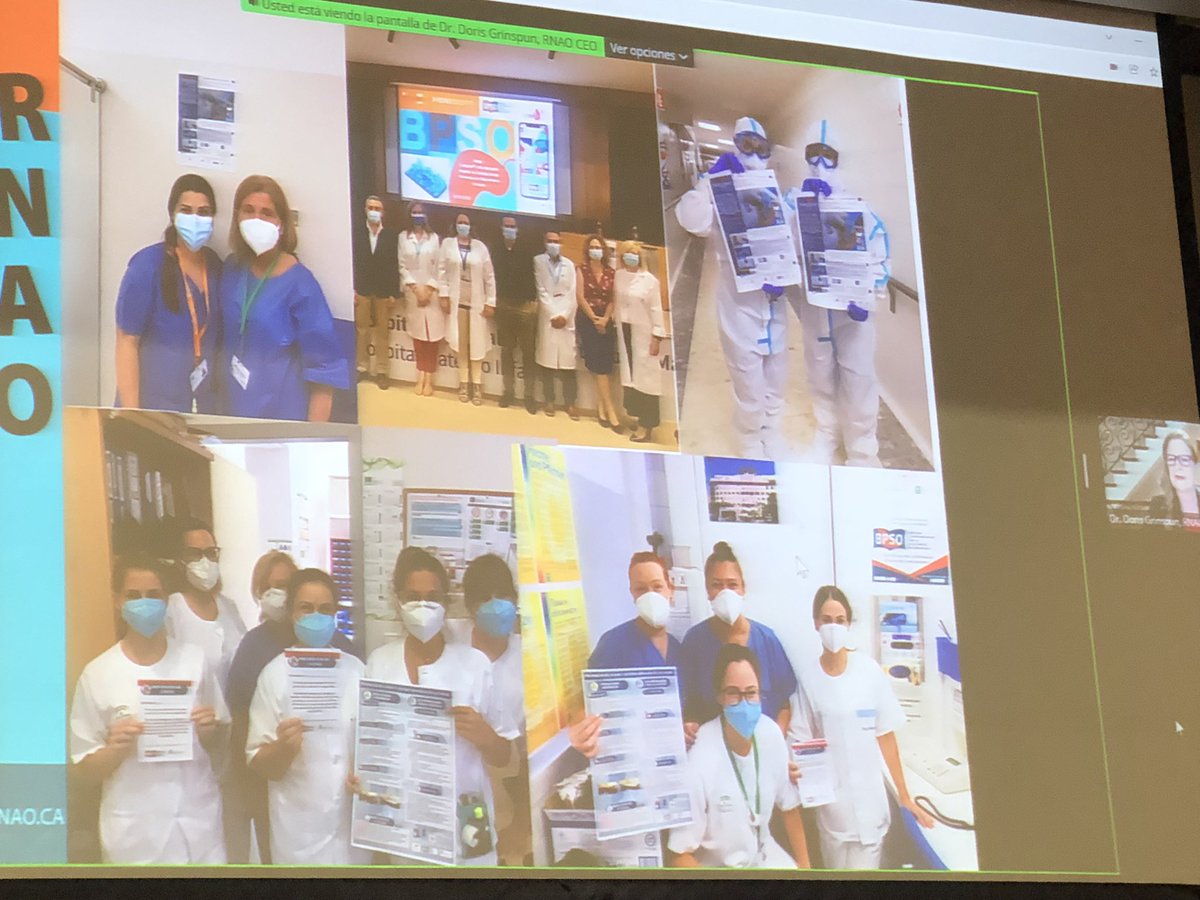 EnfSaludDigital's tweet photo. @DorisGrinspun pone en valor el trabajo de todos los Champions y líderes en pijama que son los que realizan los cuidados basados en la evidencia en la ciudadanía, aún en tiempos de pandemia #BPSOAndalucia #Champions #cuidoenregional https://t.co/FRlegvWgu0