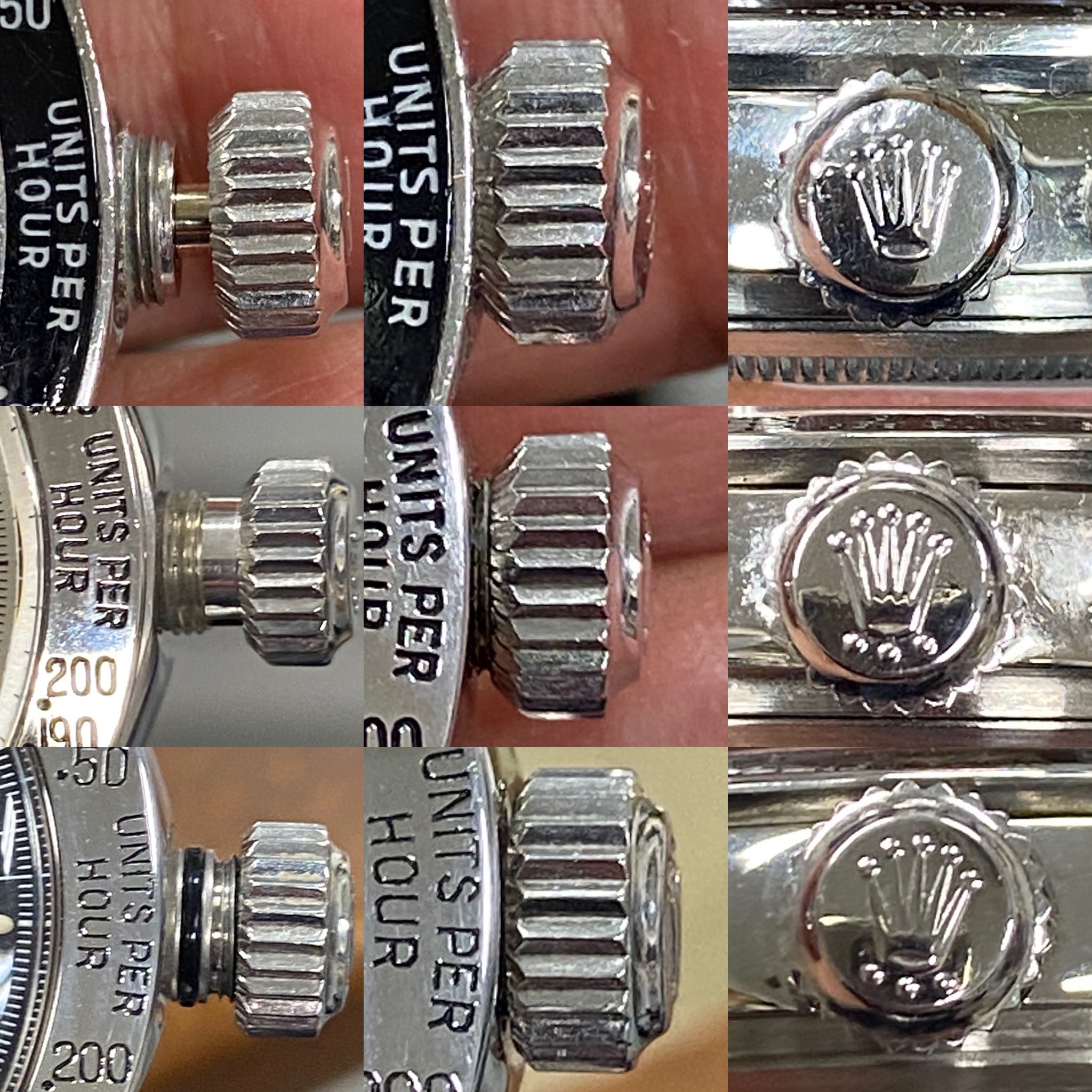 ROLEX ロレックス 純正 702-0 リューズ 竜頭 チューブ 7mm 5513