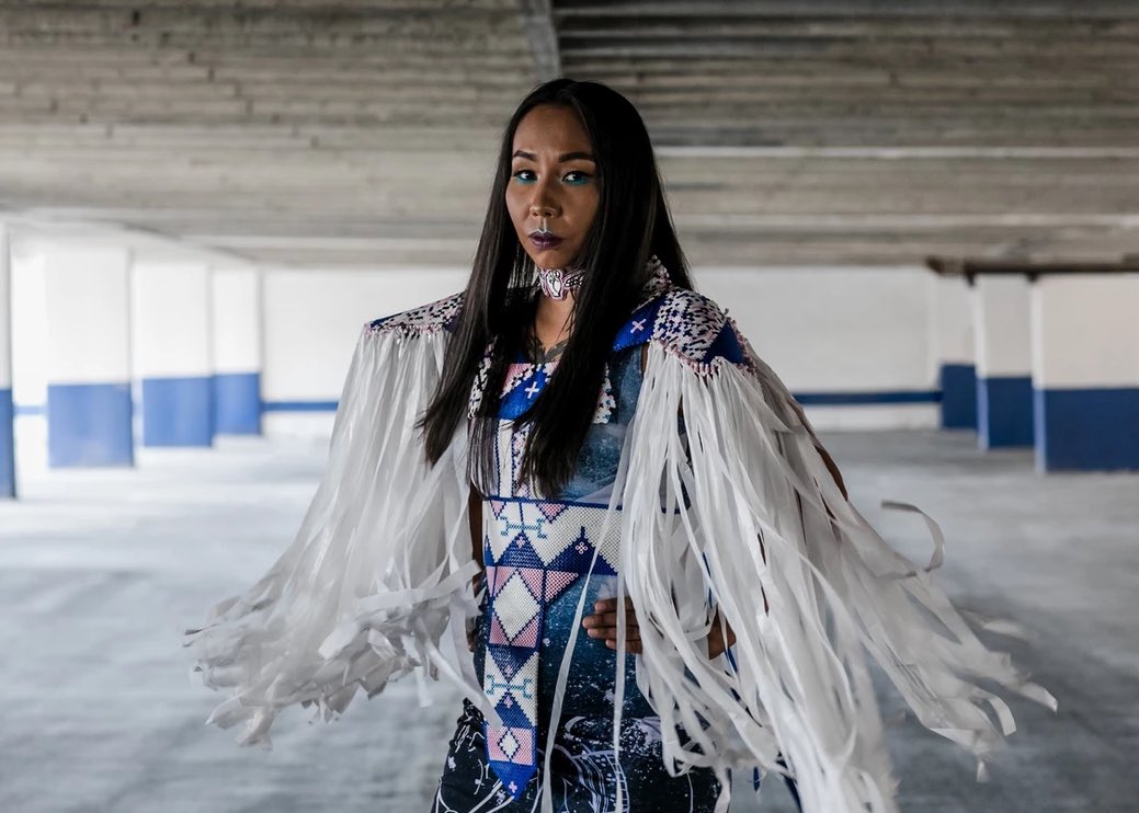 This #GivingTuesday  I helped support Indigenous entrepreneurs in the @RUFashionZone.  Consider doing the same bit.ly/3d5ADZw  📸: Mother of Mobilization, part of New Age Warriors by Catherine Blackburn