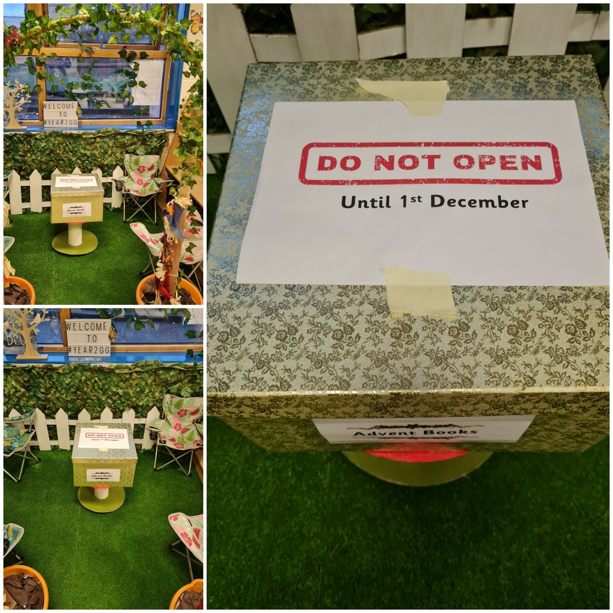 DeltaGreengates's tweet photo. A mysterious box has appeared in Year 2s reading area today. We're excited to find out what's inside.#Year2GG #TeamGGReading https://t.co/hYSgBskCS1