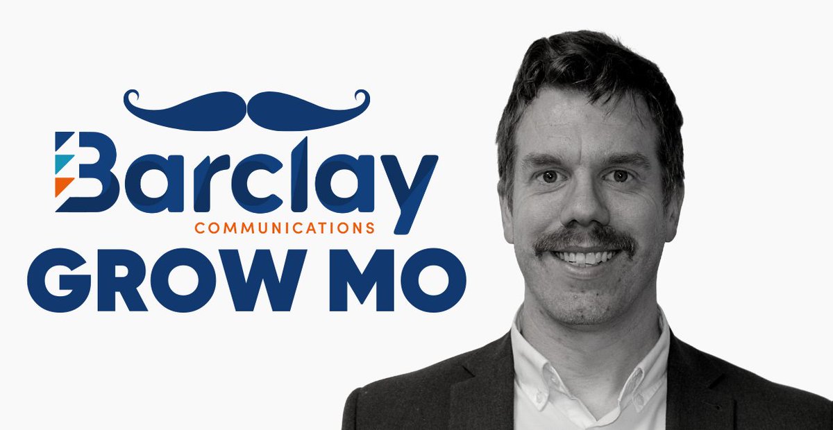 BarclayComms's tweet photo. Grow Mo - completed it mate ✅
Today marks the final day of the Grow Mo campaign. Pete, our Direct Sales Manager absolutely smashed it along with the sales team at our sister company, @YourWorkPal.👨
You still have time to donate: https://t.co/c9ETCk3k9w
#BarclayComms #GrowMo https://t.co/D4f3ZRLRrP