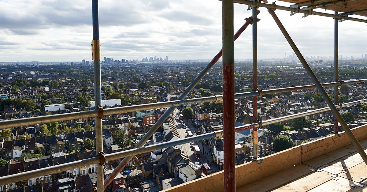 StaceLLP's tweet photo. Celebrating its milestone topping out ceremony on the redevelopment by @wfcouncil and colleagues @Hill_Group_UK. @StaceLLP has been delivering multidisciplinary services to Juniper House. #building #project #development #walthamforest. Find out more: https://t.co/SWcqewfuEV https://t.co/ofX8J2iebs