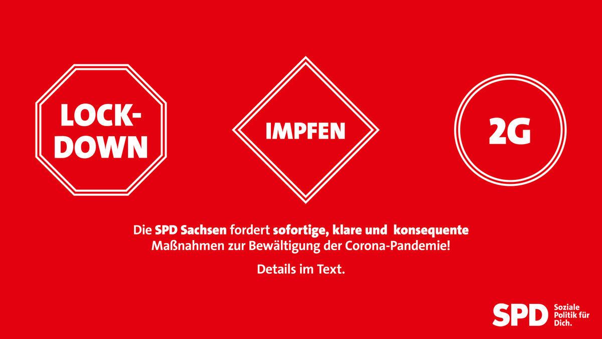 🛑Höchste Zeit für einen #Lockdown. Kontakte konsequent reduzieren. #Sachsen braucht Ruhe, um die 4. #Welle zu brechen. Bund und Land müssen die Voraussetzungen dafür schaffen. Jetzt handeln, Leben retten. #Corona #Coronavirus #Bundesverfassungsgericht (1/5)