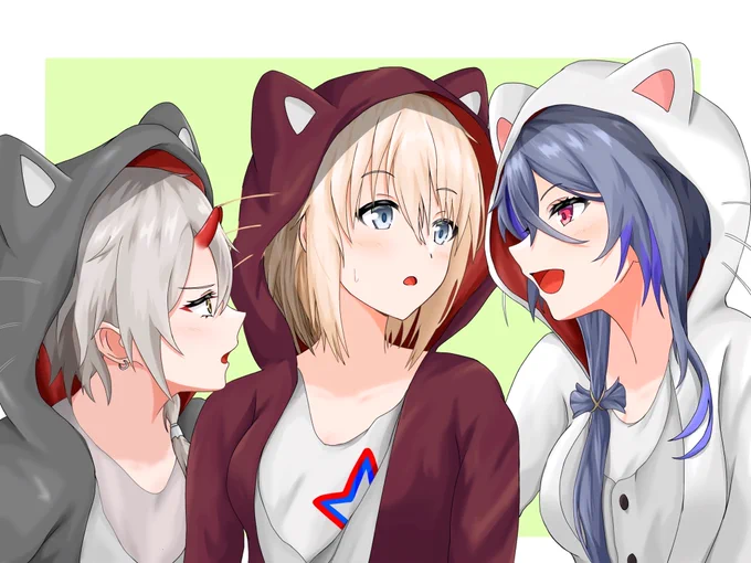 猫の集会
#アズールレーン 
#アズレン 