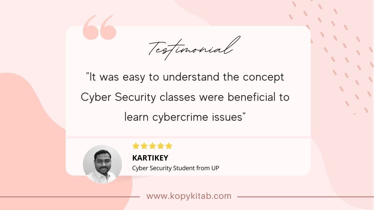 kopykitab's tweet photo. Thank you Kartikey for putting your trust in @kopykitab . We are glad that you found our #LiveClasses for #cybersecurity beneficial for yourself. 

#CyberSecurityAwareness #Onlineclasses #onlinelearning #kopykitab https://t.co/gLXp1hG4kR