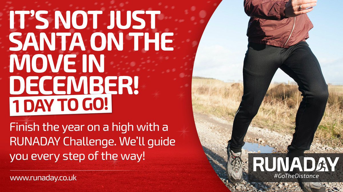 runaday_'s tweet image. Today's your last chance to get signed up for our final challenges of 2021!

Take a look at runaday.co.uk to get signed up - and maybe get your relatives to come out with you on Christmas Day!

#runaday