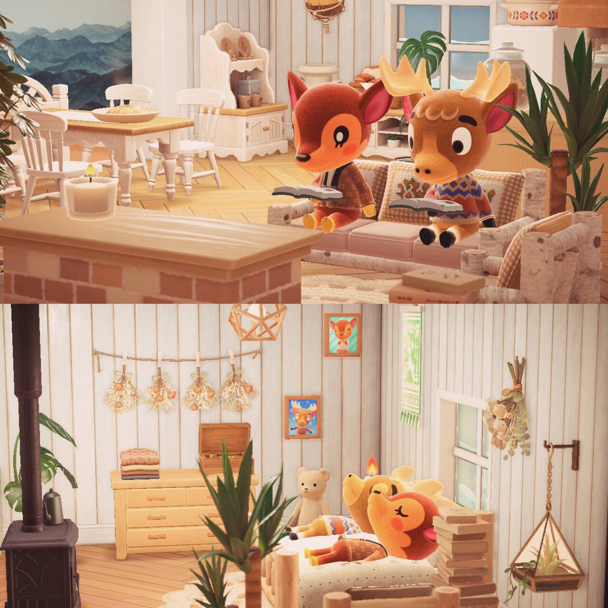 _acnhx_'s tweet photo. Son preciosos. 🦌🤍 https://t.co/s0phwCusNR