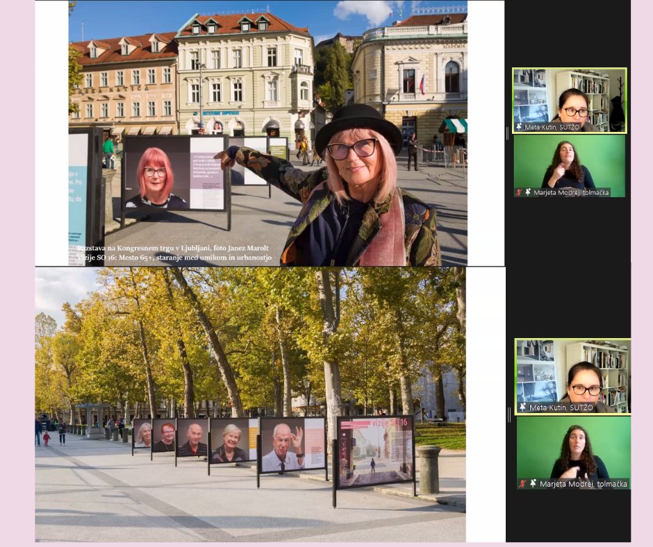 AndragoskiSLO's tweet photo. #5forumEPUO: Starajoča se družba in medgeneracijsko povezovanje 

Raziskovalno učenje: projekt Mesto 65+, staranje med umikom in urbanostjo, arh. Meta Kutin, doktorska študentka, Društvo arhitektov Ljubljana in #SUTŽO

#EPUO2021 #EAAL #ACS2021 #ZDUS 

@ZvezaDUS @mddszRS @MIZS_RS https://t.co/Y307a34UZM
