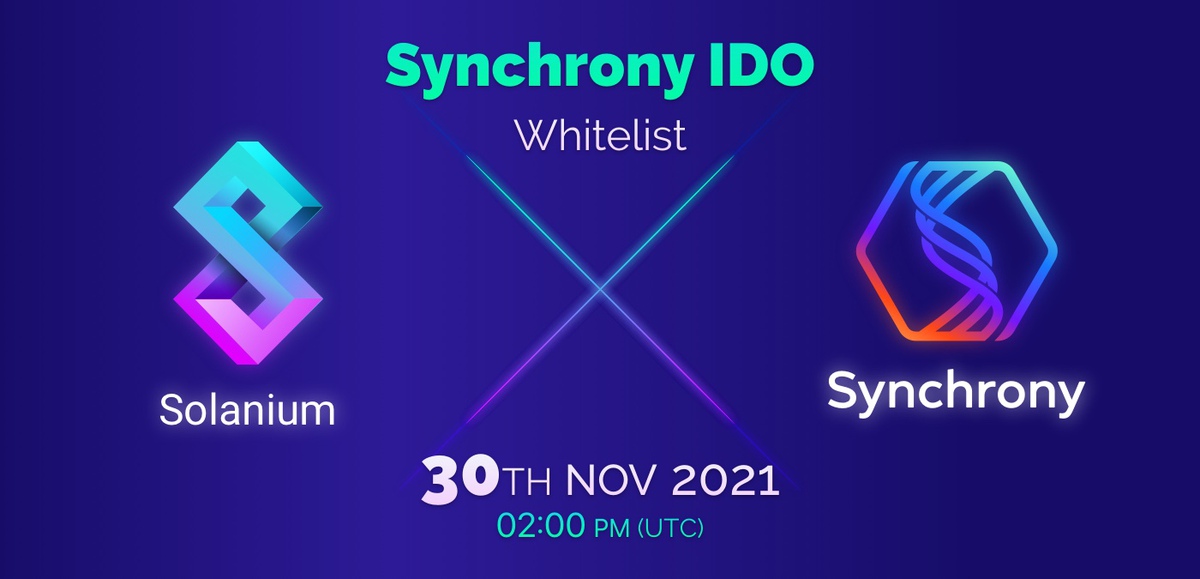 GM Solaniums, ready for our upcoming IDO? 
Announcing <a href="/SynchronyFi/">Synchrony</a> IDO Guidelines: link.medium.com/un6jN8gzBlb

Project Page ➡️ solanium.io/project/synchr…