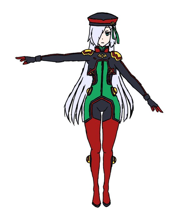 通常よりもこっちのスーツの方が何故か描きやすい不思議 