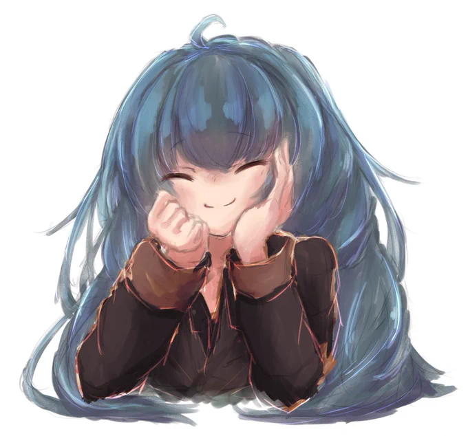 めっちゃかわいく描けた... 