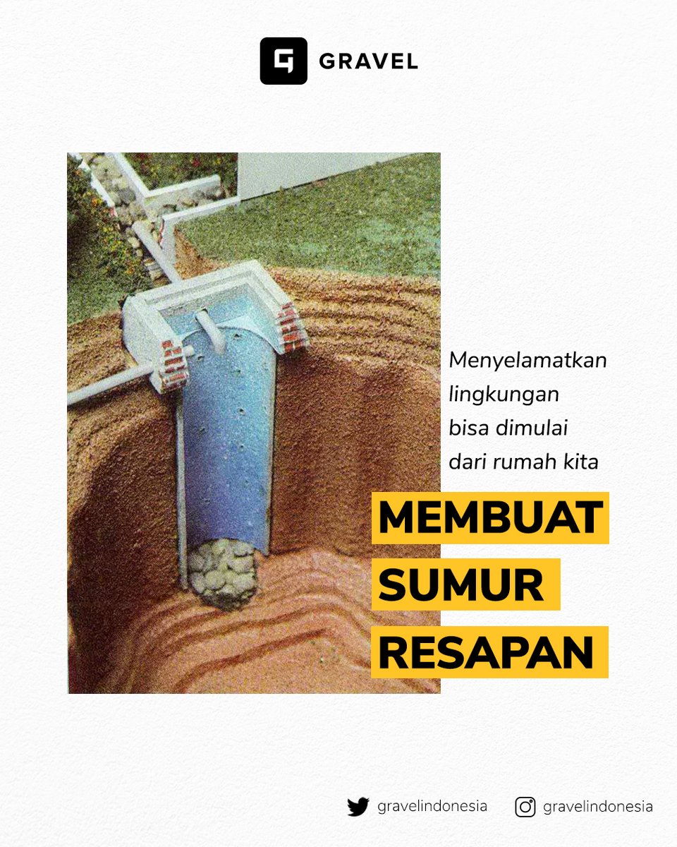 Lagi rame sumur resapan di Jakarta. Sebenernya, sumur resapan itu buat apa sih?
