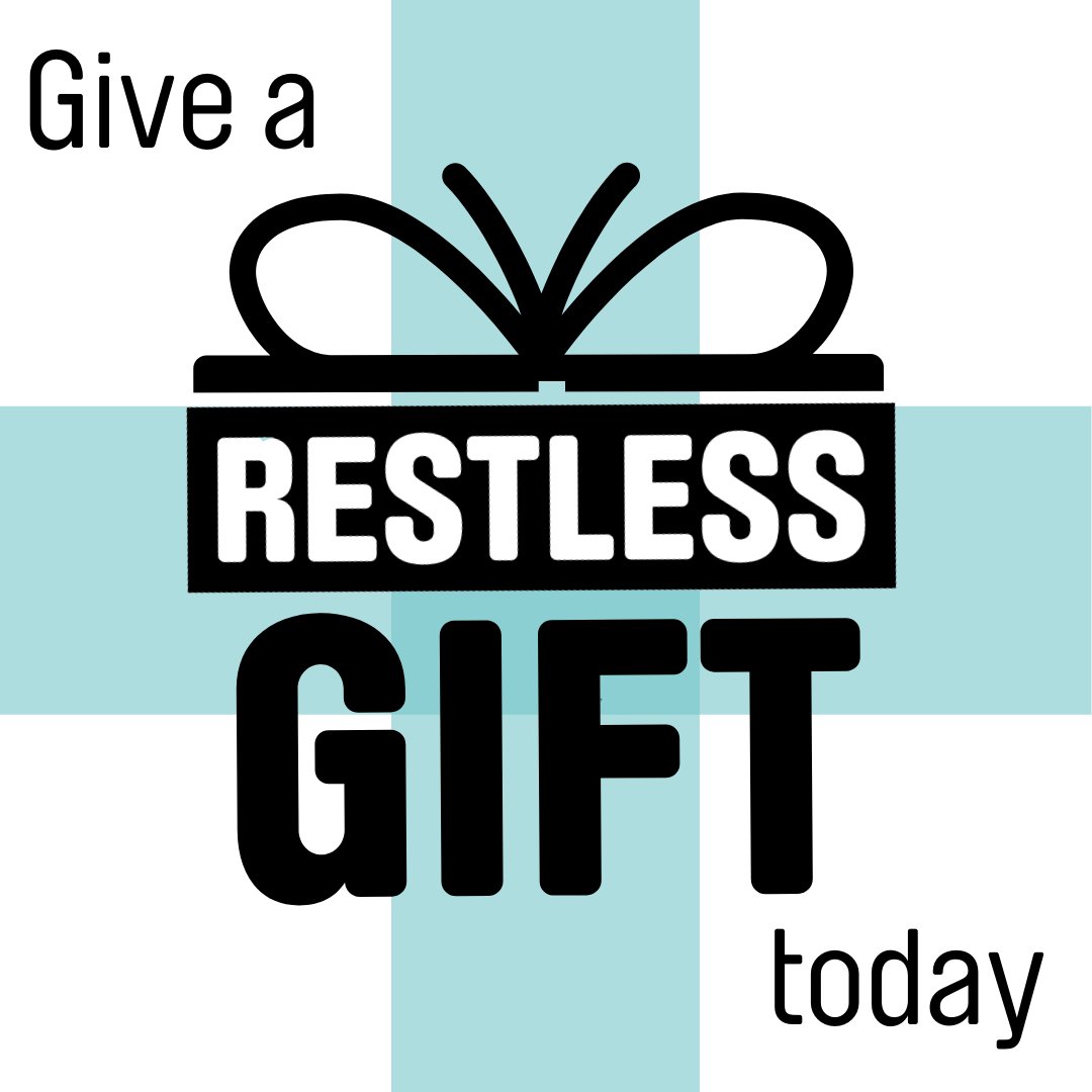 Today we have launched our Virtual Restless Gift Shop! Don't just donate, give a Restless gift. Support youth-led change and show you care to a loved one today. 
#GivingTuesday #RestlessGifts
Check it out here🔗bit.ly/31bSCuI
