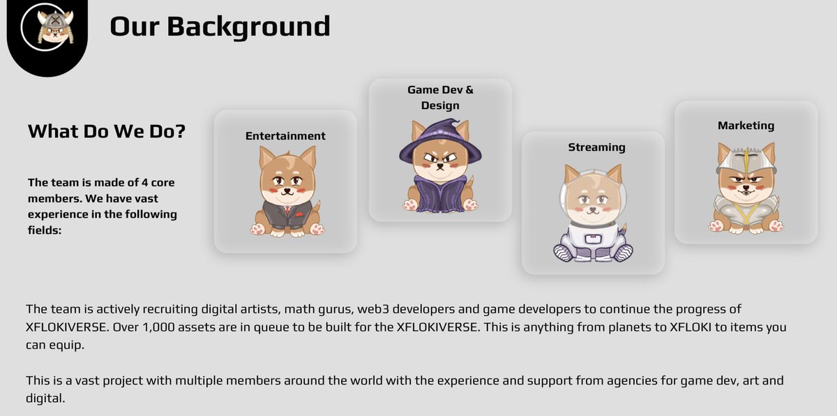 xflokiverse's tweet photo. ���WhitePaper SNEAK PEEK 📄👀

We can’t maintain our excitement 🤩Here’s a ONE page sneak peek from our 43 page #whitepaper 📑 

🐕 🐶🏠🪓🪐🥋🎽🥼

🔥GET HYPED 🔥

Comment below if you want MORE sneak peaks 👀

@XFLOKICOIN #XRP #XRPL #XRPArmy #XRPcommmunity #XFLOKIVERSE https://t.co/s4sGHmGtAt