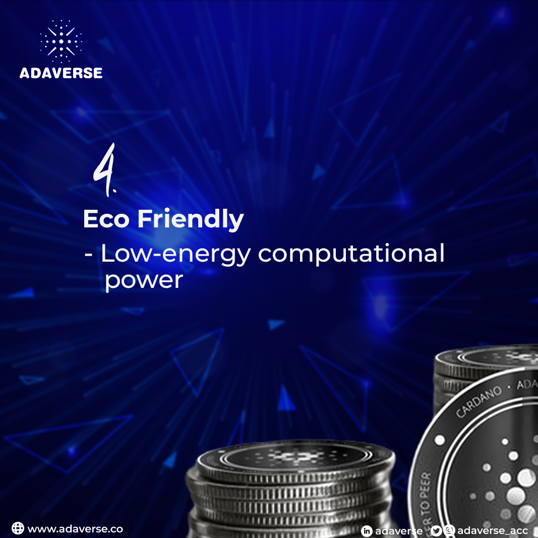 Adaverse_Acc's tweet photo. Cardano focuses on staking rather than energy consumption, and therefore, provides a more sustainable platform for the environment.
#greenblockchain #sustainability #ecosystem #buildclean #energysaving #Cardano #crypto #Adaverse https://t.co/AtpGj9qWgN