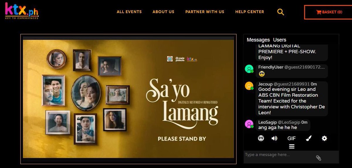 lpk325's tweet photo. Now showing. Pwede pa humabol as we will repeat both pre-show and movie immediately after. https://t.co/GCqR4jGPk8