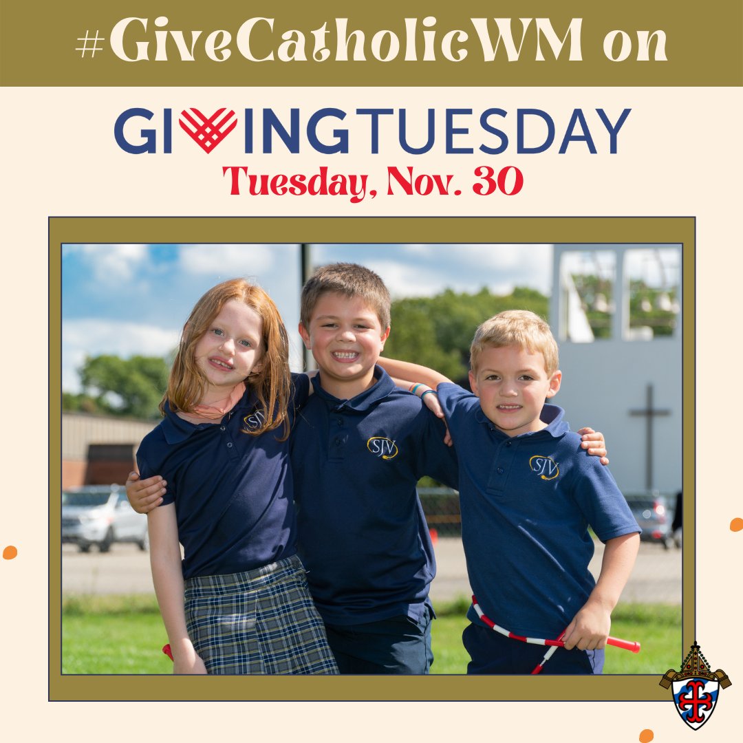 SJVCatholic's tweet photo. Support SJV today and 100% of your gift to #GiveCatholicWM goes to SJV's science lab, maker's space and STEM learning.  Giving challenges throughout the day!   https://t.co/wbvICpsgW2 Your gift helps our students #SHINEbrighter now and in their future. https://t.co/6JwTdXdkny