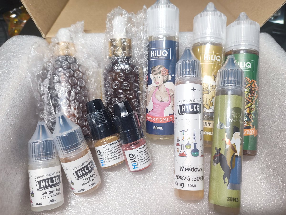 monoblog_info's tweet photo. #HiLIQ で買ったリキッドが届いた。
Meadowsはお試しで買って美味しかったのでリピ。
あとは新作と海外版。
久々にエナドリ系が欲しくなったのでパワーモンスター、お茶系でアイスジャスミンティーもリピ。
これからしばらく楽しめそう。 https://t.co/0YydzLb5kc