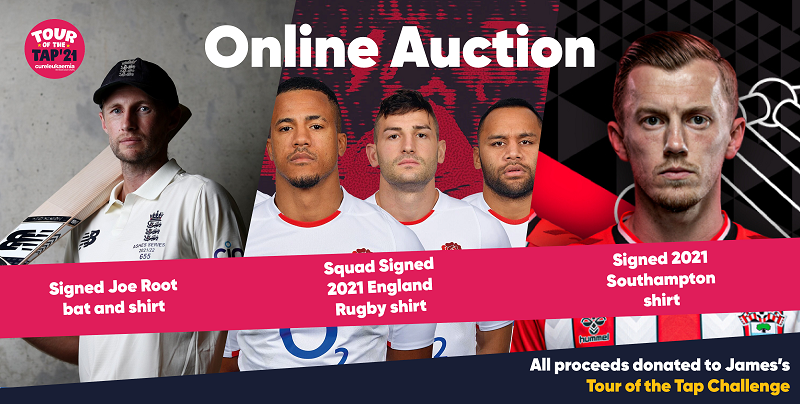 Our online auction is now LIVE! 

We have a FANTASTIC range of sporting memorabilia available to win from the likes of a signed <a href="/root66/">Joe Root</a> bat &amp; shirt, a signed <a href="/EnglandRugby/">England Rugby</a> shirt and a signed <a href="/SouthamptonFC/">Southampton FC</a> shirt! 

Register your bid now at tinyurl.com/mp2yymtk

#GivingTuesday
