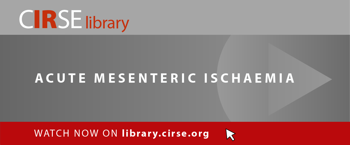 cirsesociety's tweet photo. #CIRSEfeatures Should there be a radiology-first approach to treating acute mesenteric ischaemia? Find out about #iRad's role with this week's featured videos! https://t.co/Z8JbNvlJMG https://t.co/w8BOvAmz8z