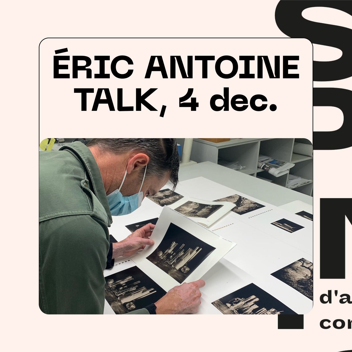 Spring_Agence's tweet photo. Samedi 4 déc. à 16h 😀, rencontre et conversation avec le photographe Éric Antoine!

Dans le cadre de l’exposition «Living Room», Éric sera présent pour une visite de l’exposition suivie d’une conversation entre le photographe et la commissaire de l’exposition Géraldine Bareille https://t.co/kjdTDjFS0U